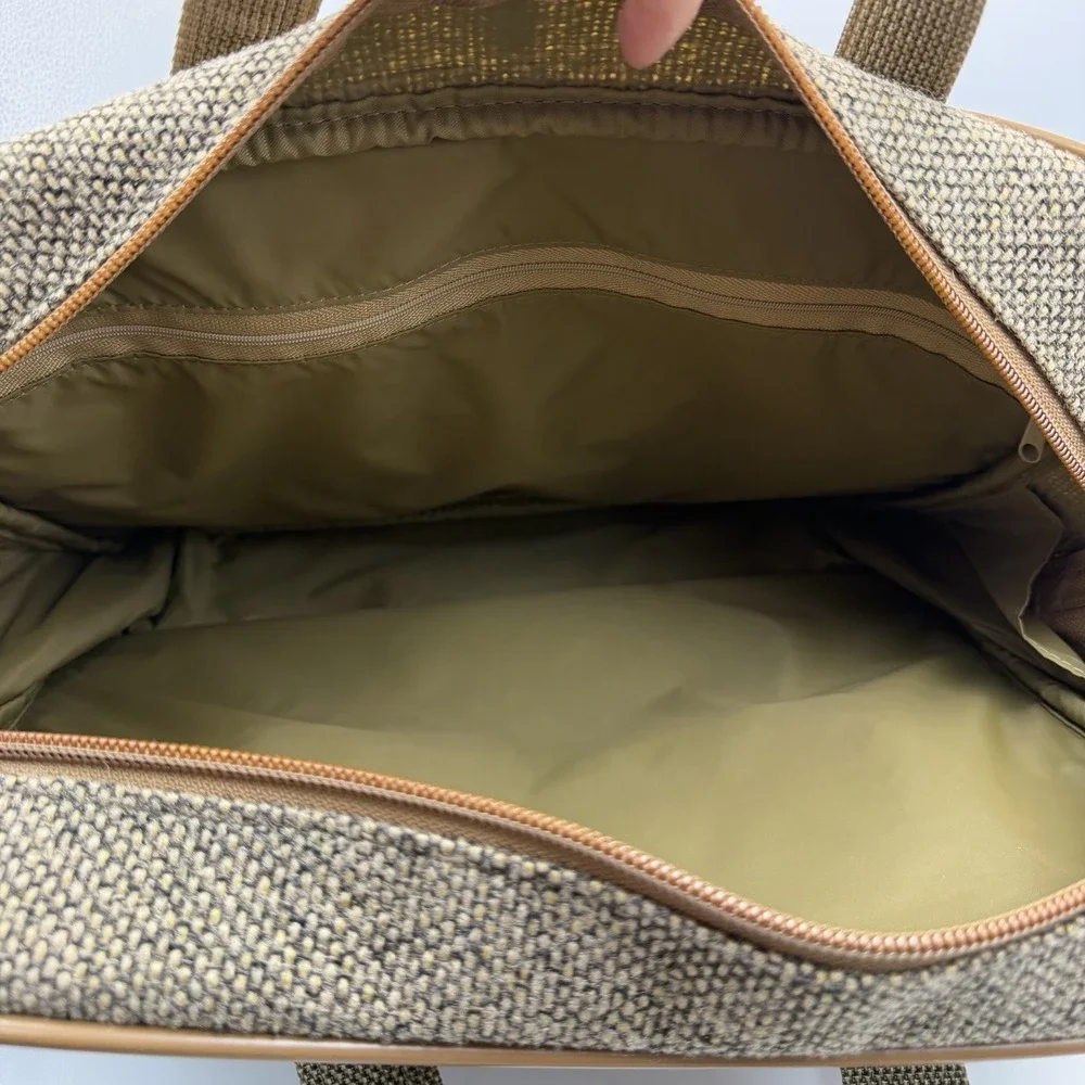Hartmann Tweed & Belting Leather Carry-On Overnight Shoulder Bag NO STRAP